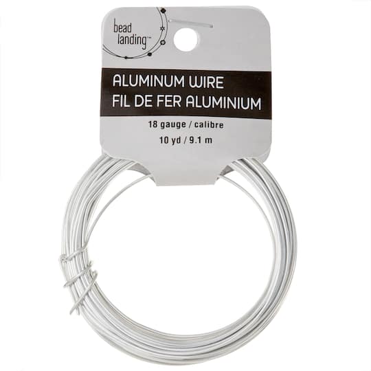Rhodium 18-Gauge Aluminum Wire By Bead Landing&#x2122;